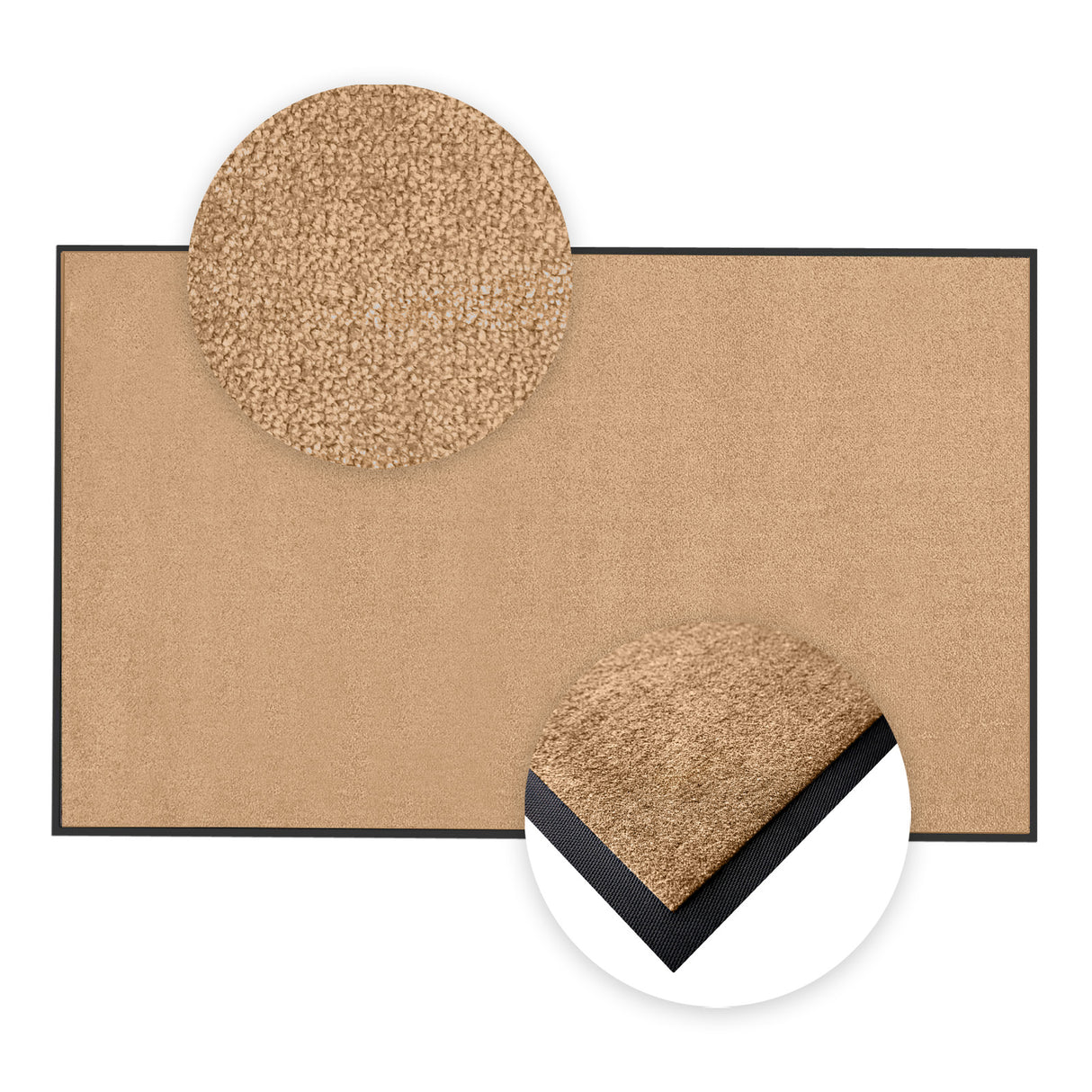 Schmutzfangmatte Premium - hochwertig & farbbrillant - Maßanfertigung in 100 Farben