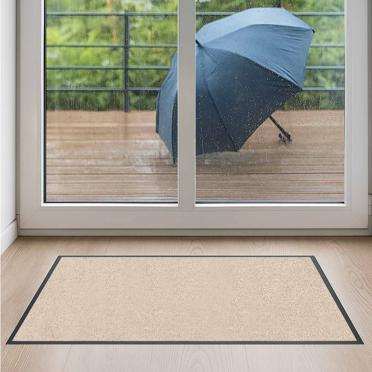 Premium Schmutzfangmatte PUBLIC - mit Brandschutzklasse - Maßanfertigung in 100 Farben Länge: 120cm x Breite: 120cm [ID:1787673009951]