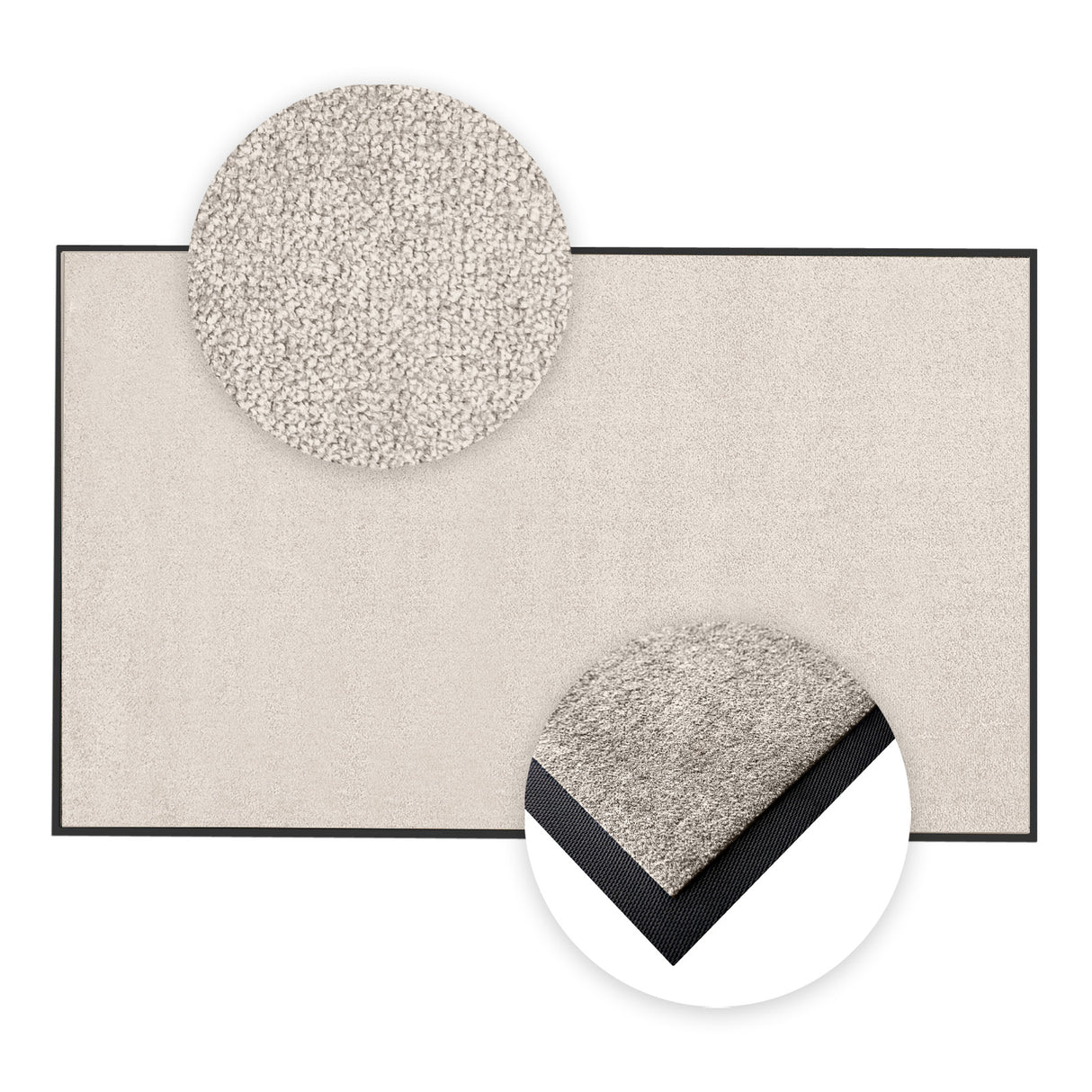 Schmutzfangmatte Premium - hochwertig & farbbrillant - Maßanfertigung in 100 Farben