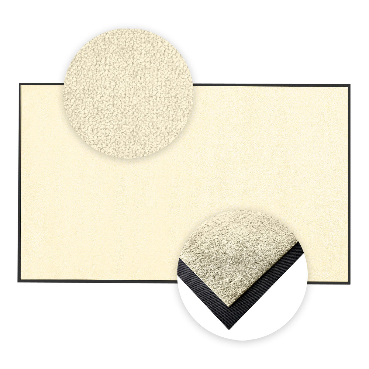 Schmutzfangmatte Premium - hochwertig & farbbrillant - Maßanfertigung in 100 Farben