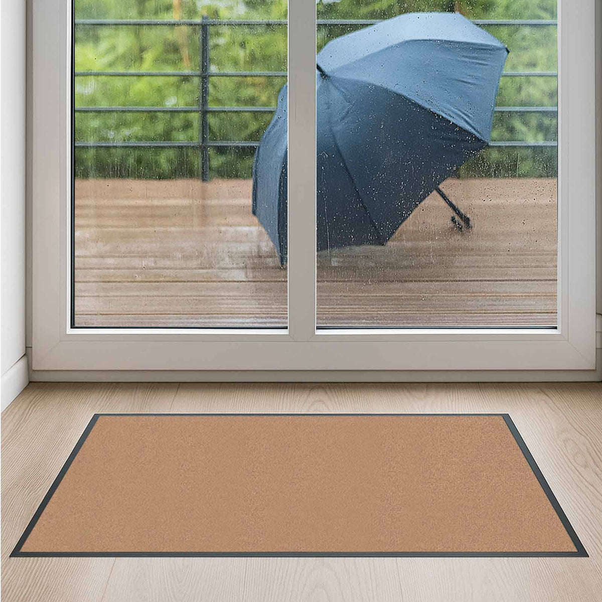 Premium Schmutzfangmatte PUBLIC - mit Brandschutzklasse - Maßanfertigung in 100 Farben Länge: 40cm x Breite: 60cm [ID:1790013887075]