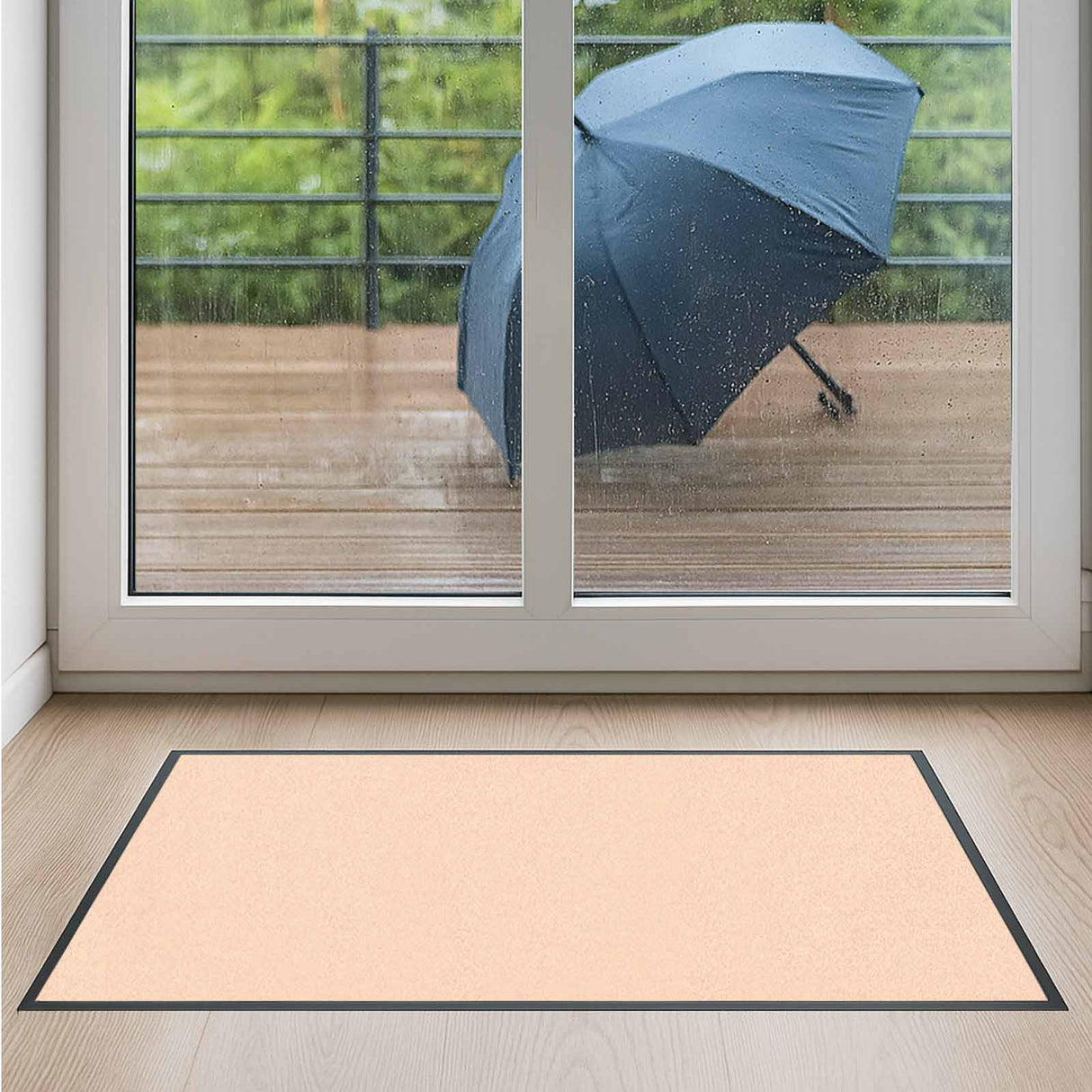 Premium Schmutzfangmatte PUBLIC - mit Brandschutzklasse - Maßanfertigung in 100 Farben Länge: 40cm x Breite: 30cm [ID:1784259860466]
