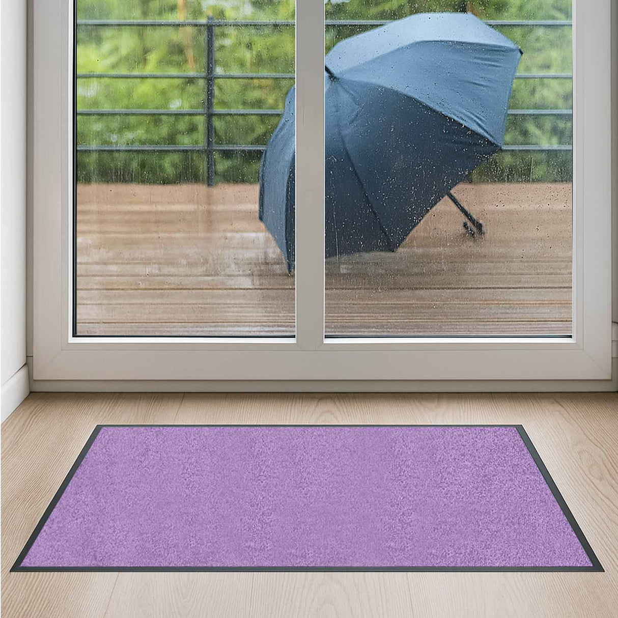 Premium Schmutzfangmatte PUBLIC - mit Brandschutzklasse - Maßanfertigung in 100 Farben Länge: 143cm x Breite: 30cm [ID:1785936409322]