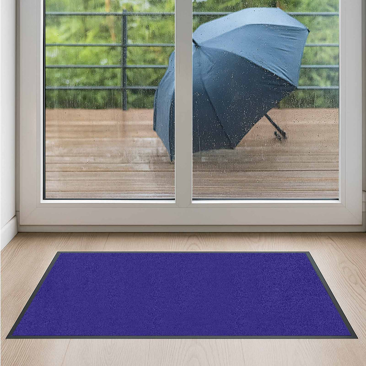 Premium Schmutzfangmatte PUBLIC - mit Brandschutzklasse - Maßanfertigung in 100 Farben Länge: 90cm x Breite: 60cm [ID:1785854001007]