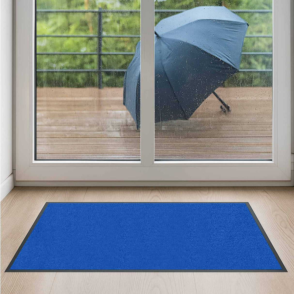 Premium Schmutzfangmatte PUBLIC - mit Brandschutzklasse - Maßanfertigung in 100 Farben Länge: 128cm x Breite: 104cm [ID:1786204281661]
