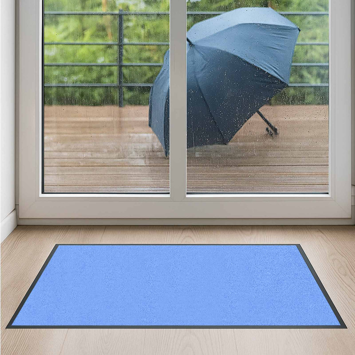 Premium Schmutzfangmatte PUBLIC - mit Brandschutzklasse - Maßanfertigung in 100 Farben Länge: 150cm x Breite: 70cm [ID:1787300118549]