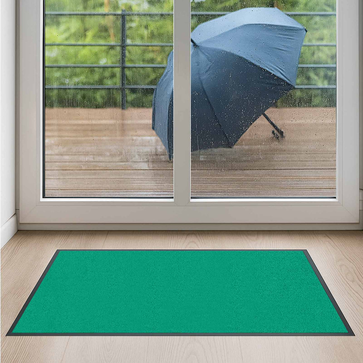 Premium Schmutzfangmatte PUBLIC - mit Brandschutzklasse - Maßanfertigung in 100 Farben 150cm x 50cm [ID:1782715619744]