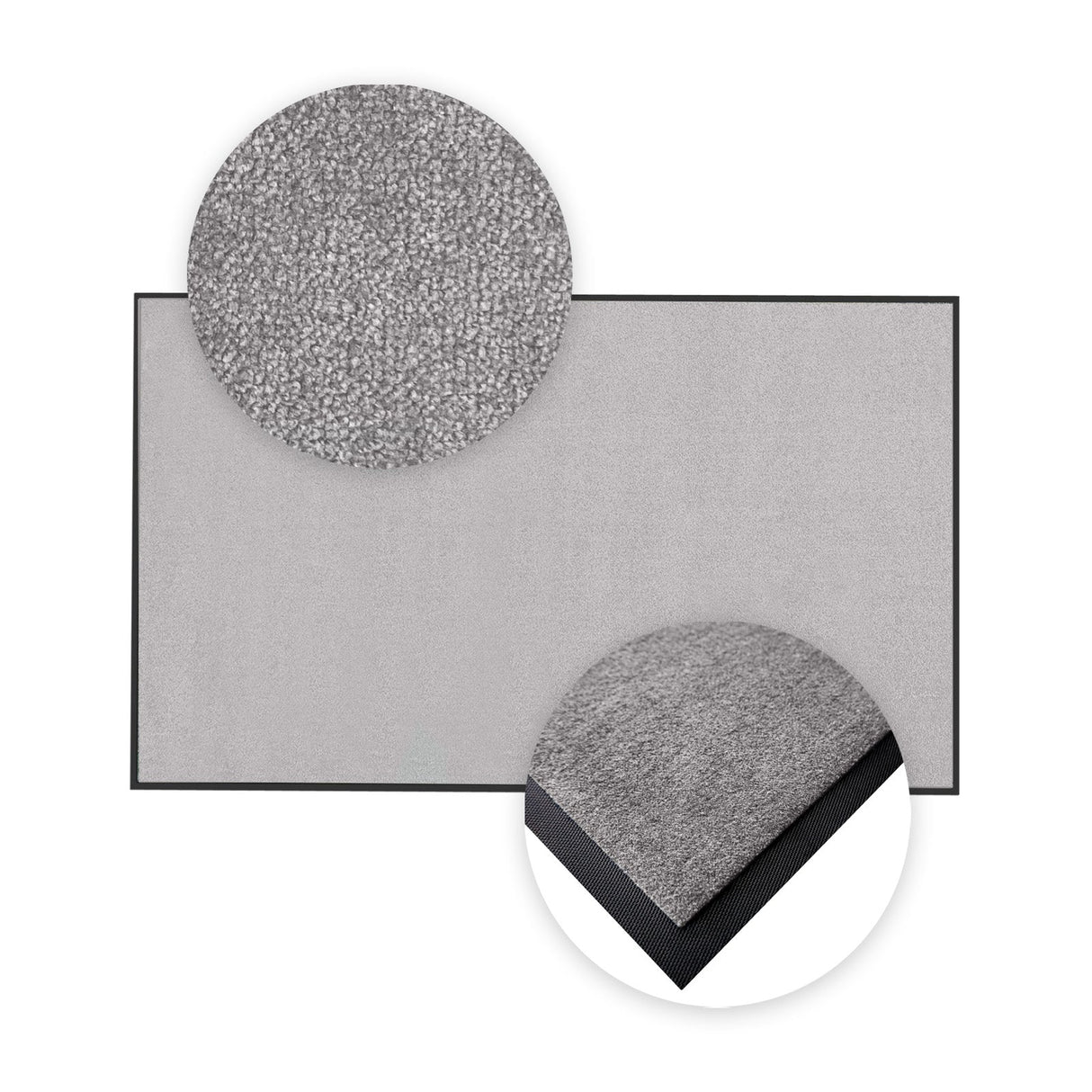 Schmutzfangmatte Premium nach Maß mit Details | 003 Beton