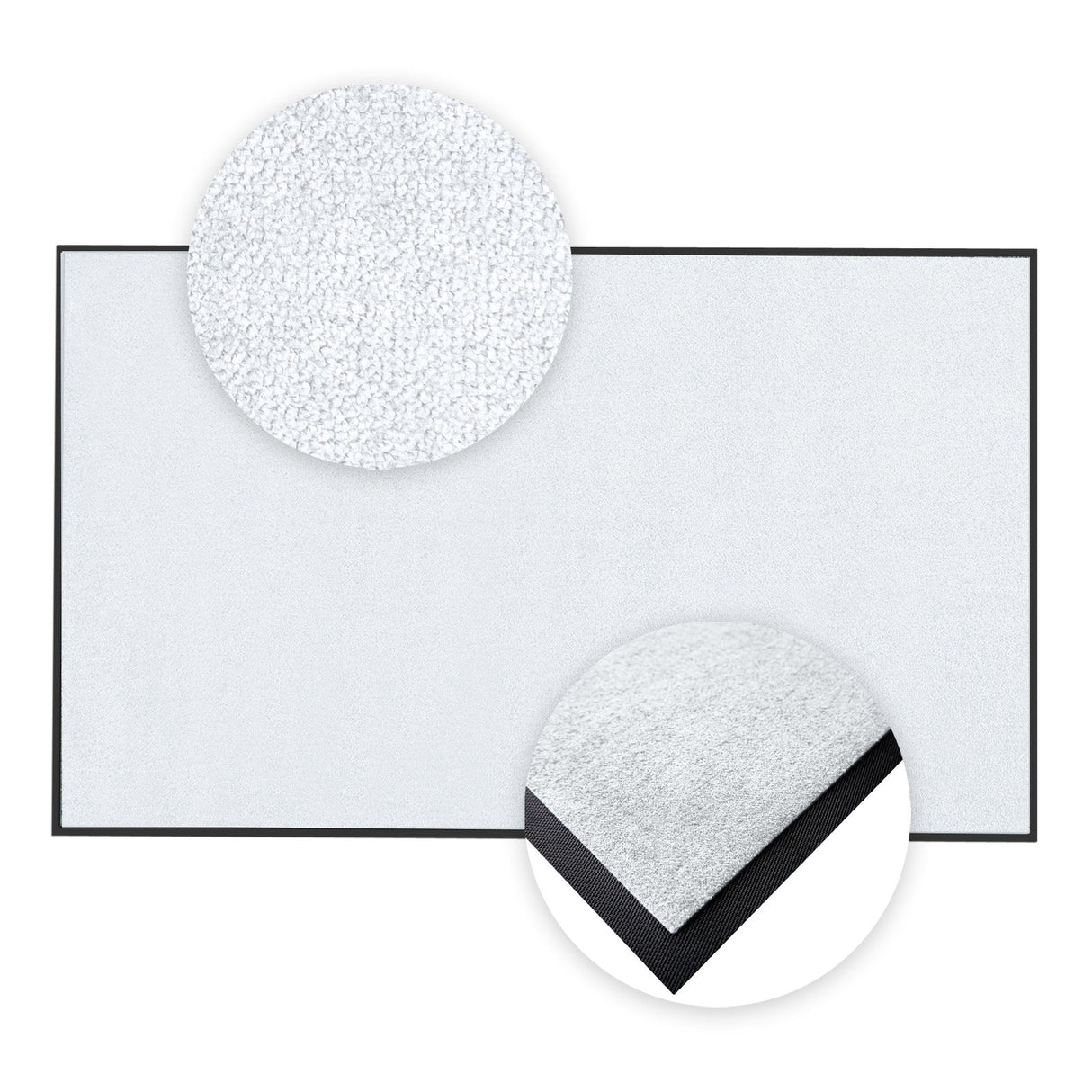 Schmutzfangmatte Premium nach Maß mit Details | 006 Nebelgrau