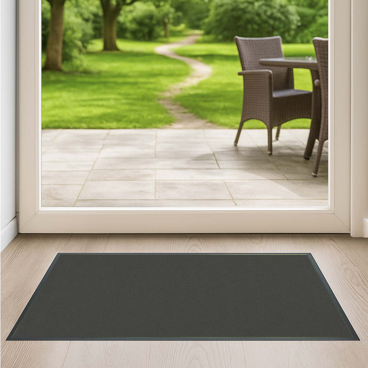 Schmutzfangmatte Premium - hochwertig & farbbrillant - Maßanfertigung in 100 Farben 260cm x 120cm [ID:1772619590987]