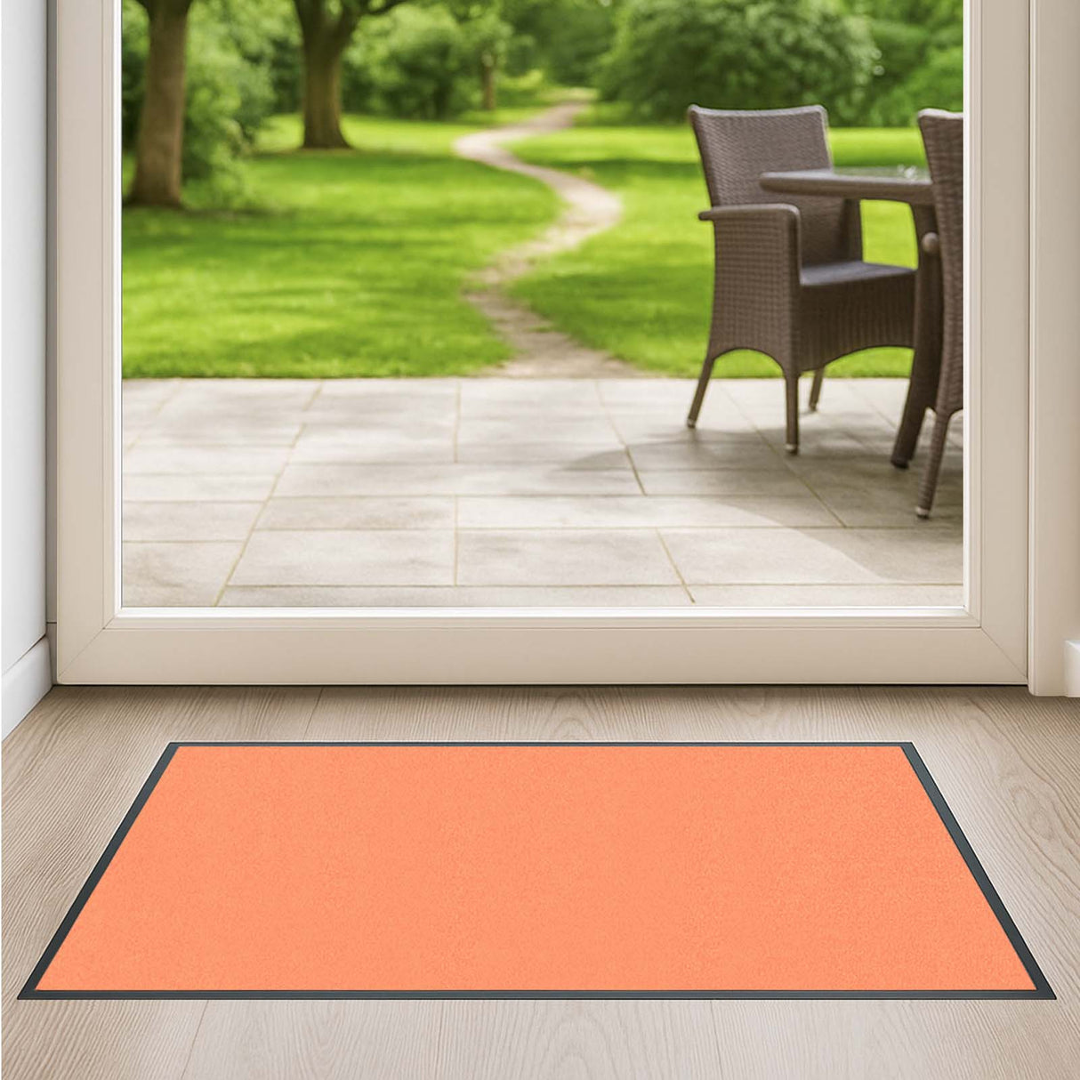 Schmutzfangmatte Premium - hochwertig & farbbrillant - Maßanfertigung in 100 Farben Länge: 150cm x Breite: 80cm [ID:1787850661398]