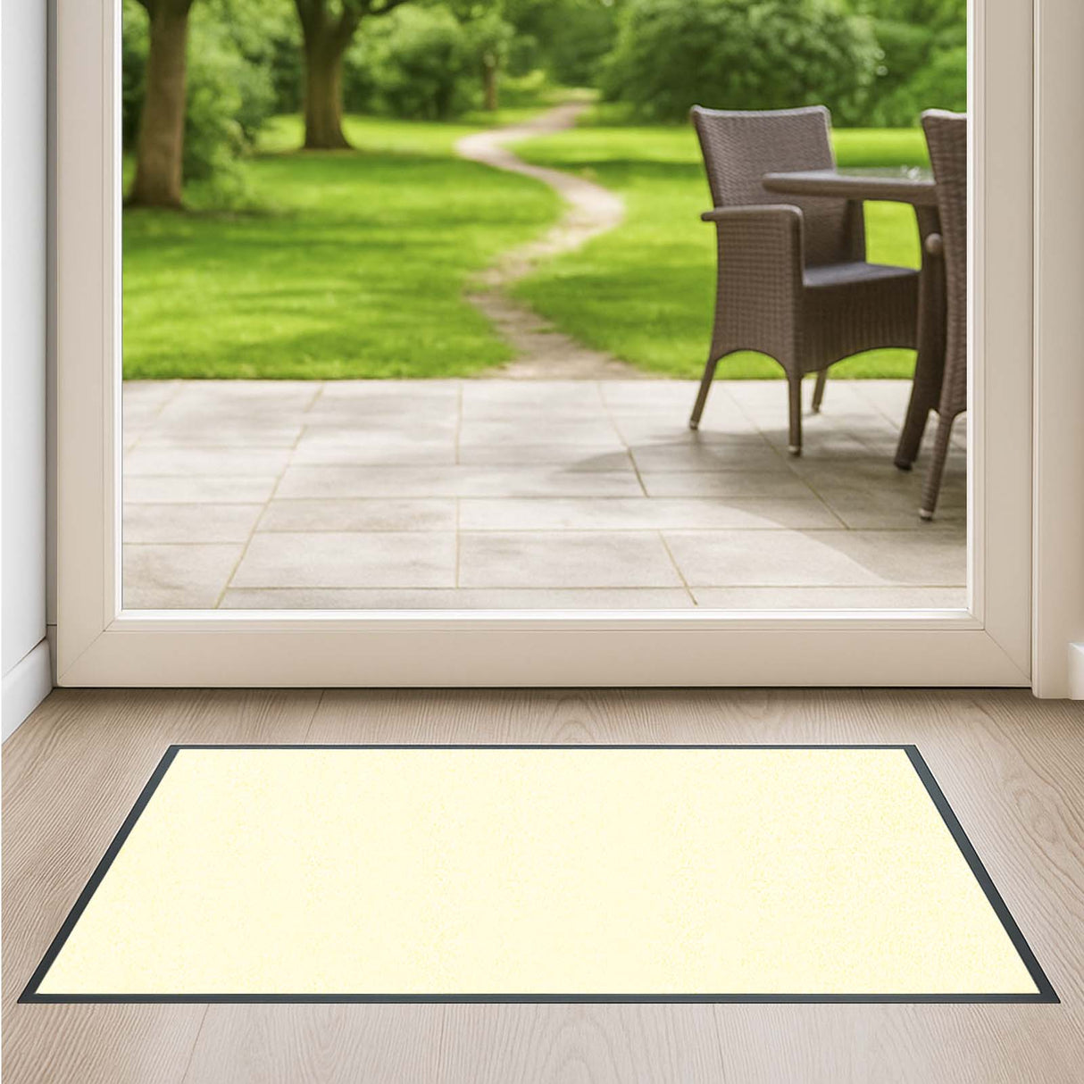 Schmutzfangmatte Premium - hochwertig & farbbrillant - Maßanfertigung in 100 Farben 70cm x 50cm [ID:1772615365454]