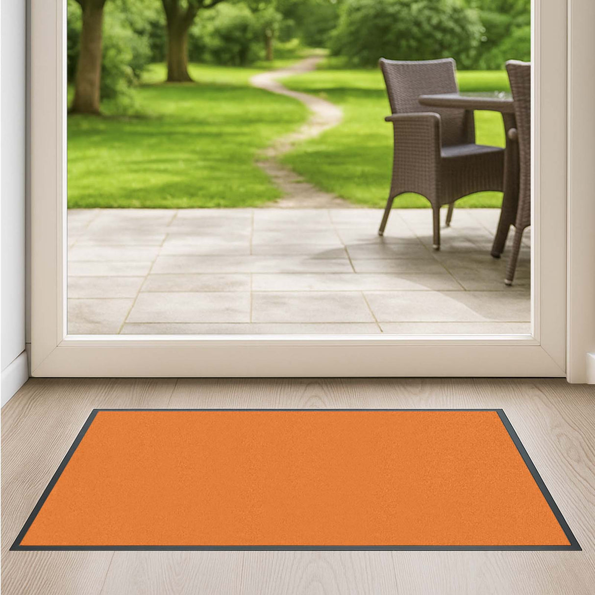 Schmutzfangmatte Premium - hochwertig & farbbrillant - Maßanfertigung in 100 Farben Länge: 200cm x Breite: 90cm [ID:1785602906410]