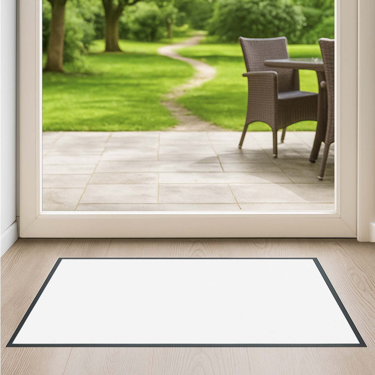 Schmutzfangmatte Premium - hochwertig & farbbrillant - Maßanfertigung in 100 Farben Länge: 74cm x Breite: 40cm [ID:1786729015481]