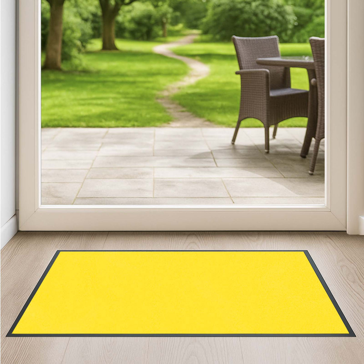 Schmutzfangmatte Premium - hochwertig & farbbrillant - Maßanfertigung in 100 Farben Länge: 70cm x Breite: 50cm [ID:1786878392976]