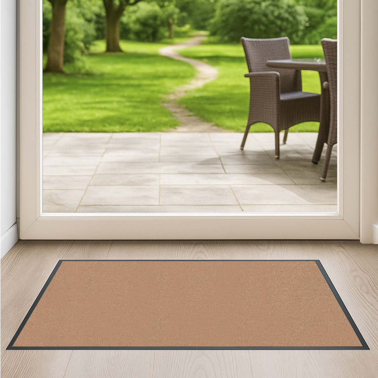 Schmutzfangmatte Premium - hochwertig & farbbrillant - Maßanfertigung in 100 Farben Länge: 160cm x Breite: 30cm [ID:1787730704600]