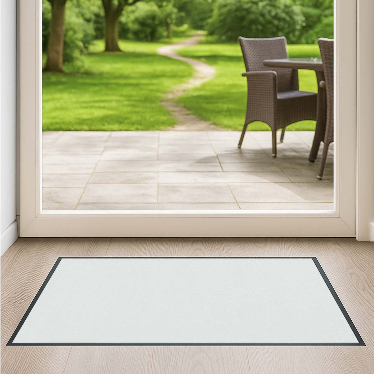 Schmutzfangmatte Premium - hochwertig & farbbrillant - Maßanfertigung in 100 Farben Länge: 200cm x Breite: 60cm [ID:1786829833746]