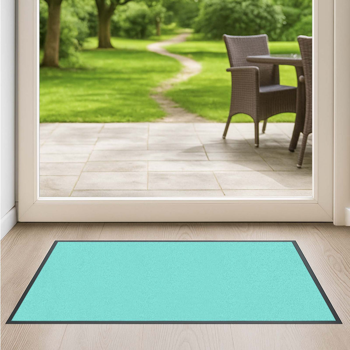 Schmutzfangmatte Premium - hochwertig & farbbrillant - Maßanfertigung in 100 Farben Länge: 160cm x Breite: 120cm [ID:1786989676939]