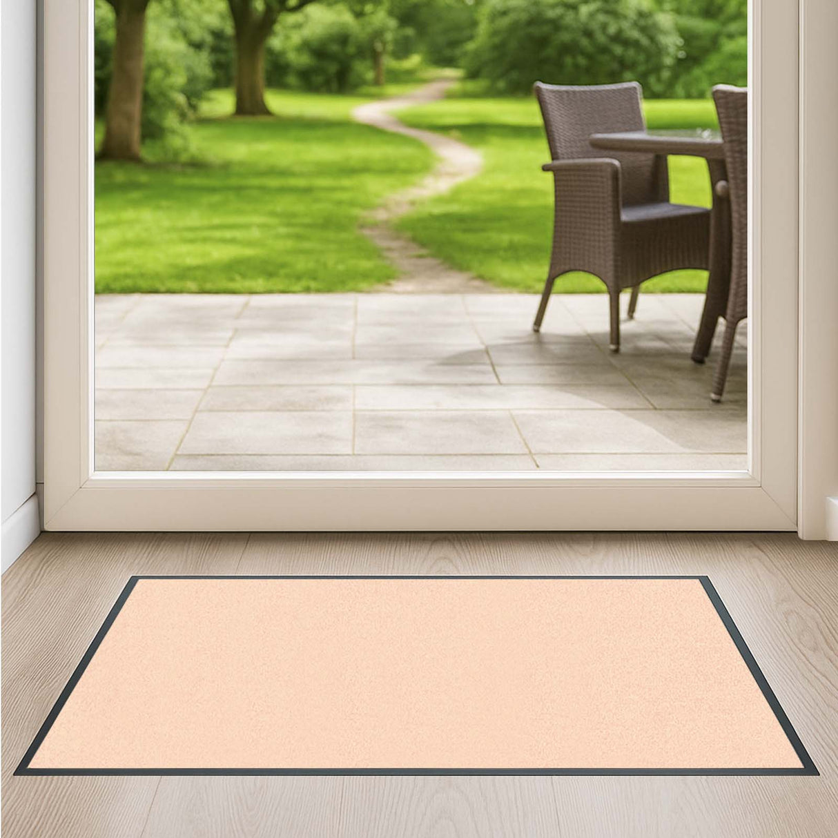 Schmutzfangmatte Premium - hochwertig & farbbrillant - Maßanfertigung in 100 Farben Länge: 70cm x Breite: 50cm [ID:1785688432324]