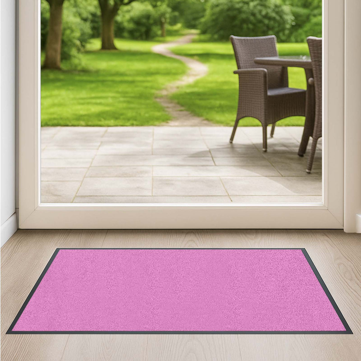 Schmutzfangmatte Premium - hochwertig & farbbrillant - Maßanfertigung in 100 Farben Länge: 85cm x Breite: 55cm [ID:1784904812037]