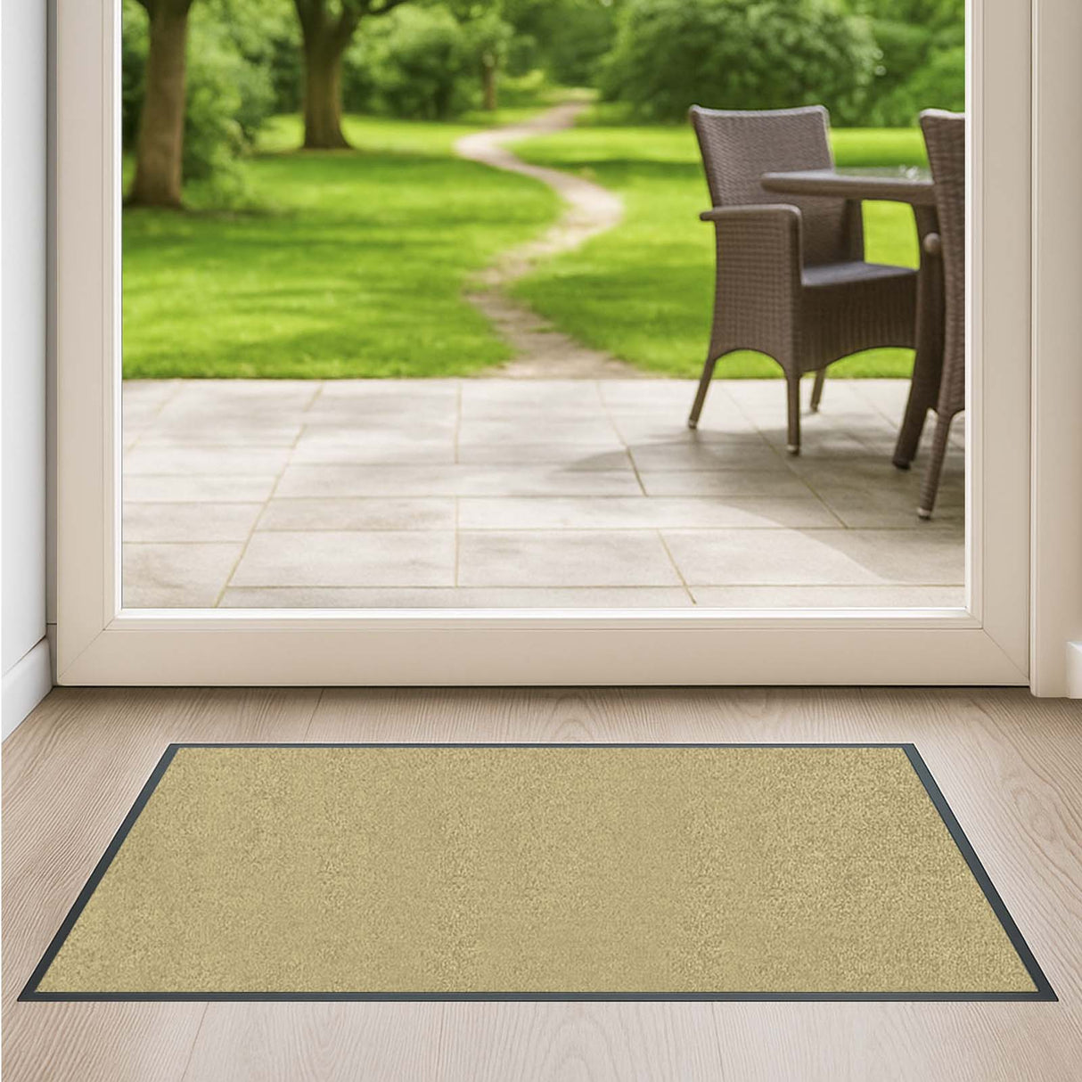 Schmutzfangmatte Premium - hochwertig & farbbrillant - Maßanfertigung in 100 Farben Länge: 230cm x Breite: 85cm [ID:1786119427116]