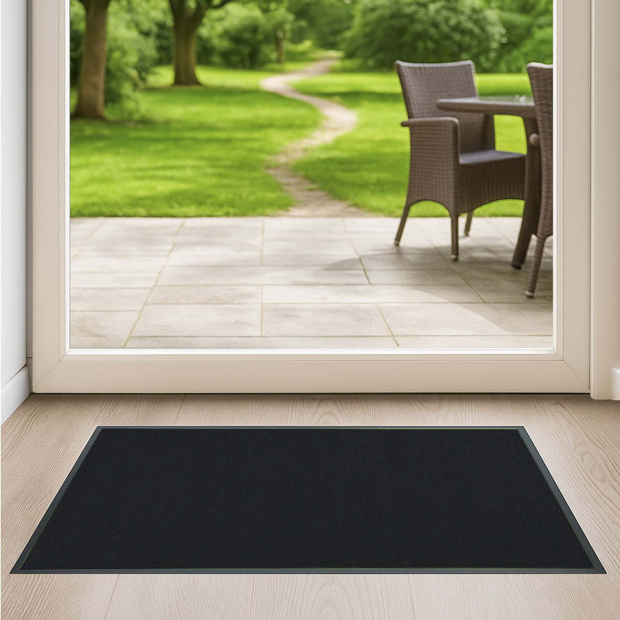 Schmutzfangmatte Premium - hochwertig & farbbrillant - Maßanfertigung in 100 Farben 40cm x 30cm [ID:1772618131384]