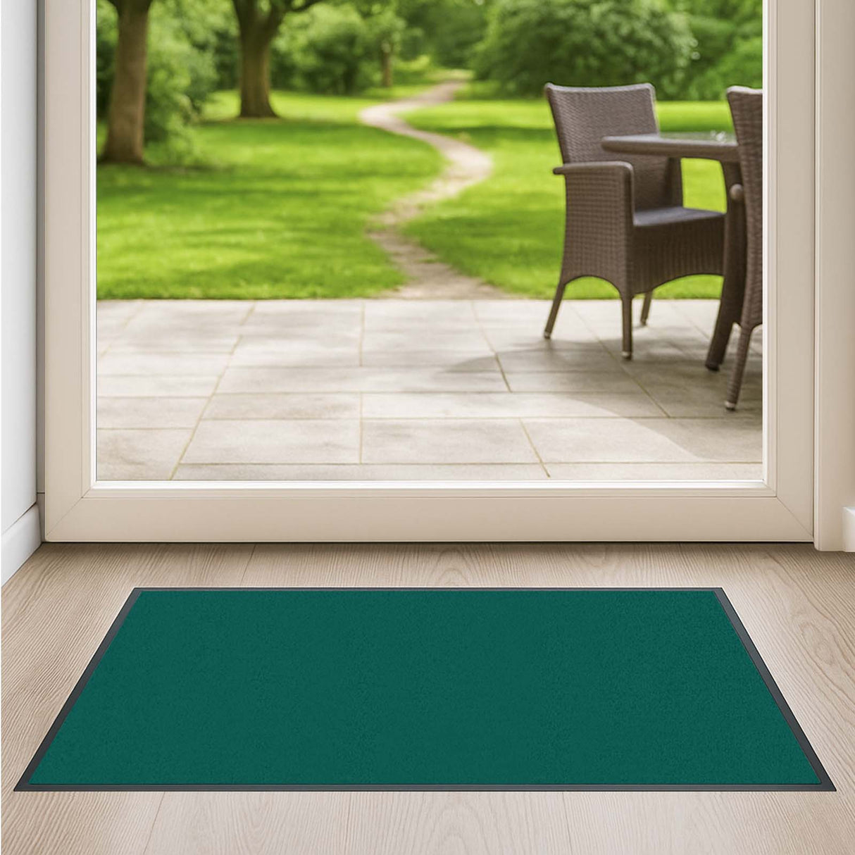 Schmutzfangmatte Premium - hochwertig & farbbrillant - Maßanfertigung in 100 Farben 60cm x 40cm [ID:1772565602998]