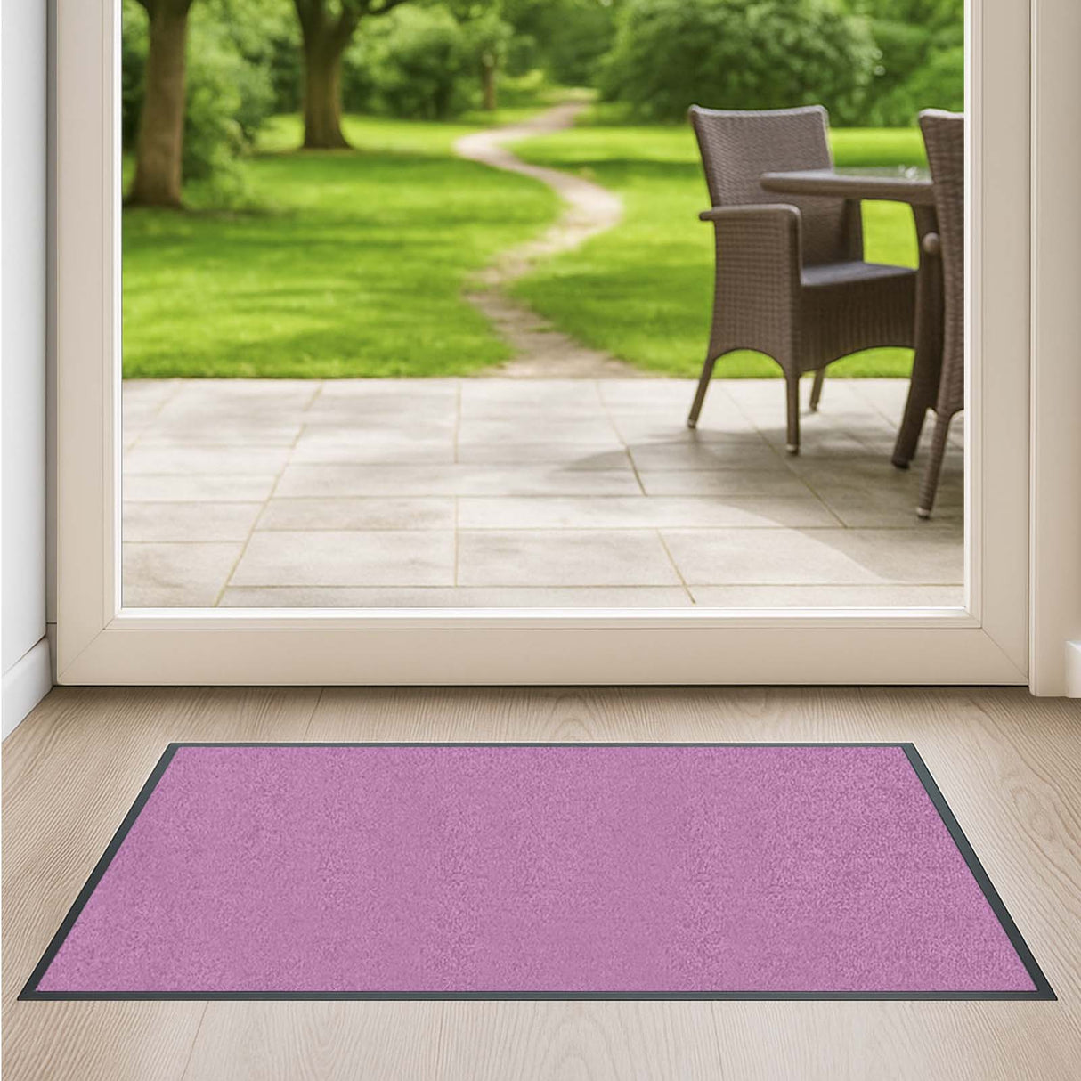 Schmutzfangmatte Premium - hochwertig & farbbrillant - Maßanfertigung in 100 Farben Länge: 90cm x Breite: 110cm [ID:1787053582547]