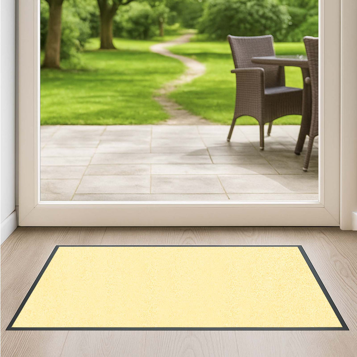Schmutzfangmatte Premium - hochwertig & farbbrillant - Maßanfertigung in 100 Farben Länge: 150cm x Breite: 100cm [ID:1787674098013]