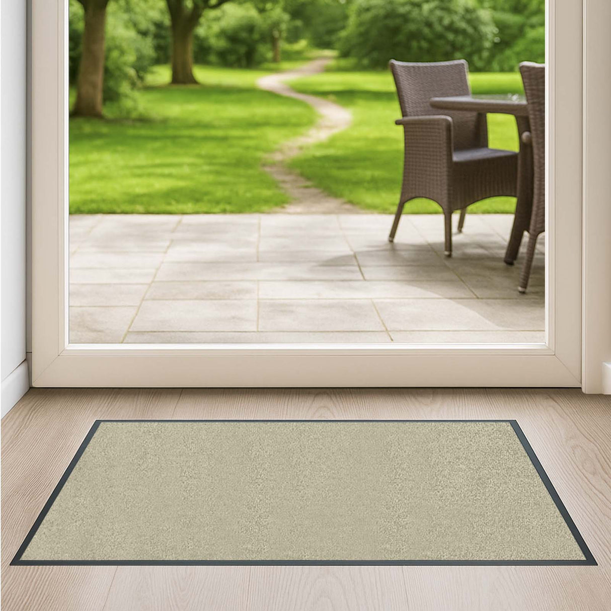Schmutzfangmatte Premium - hochwertig & farbbrillant - Maßanfertigung in 100 Farben Länge: 60cm x Breite: 55cm [ID:1786030038746]
