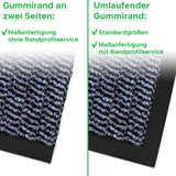 STAR - Klassische Fußmatte mit robustem Flor | Blau