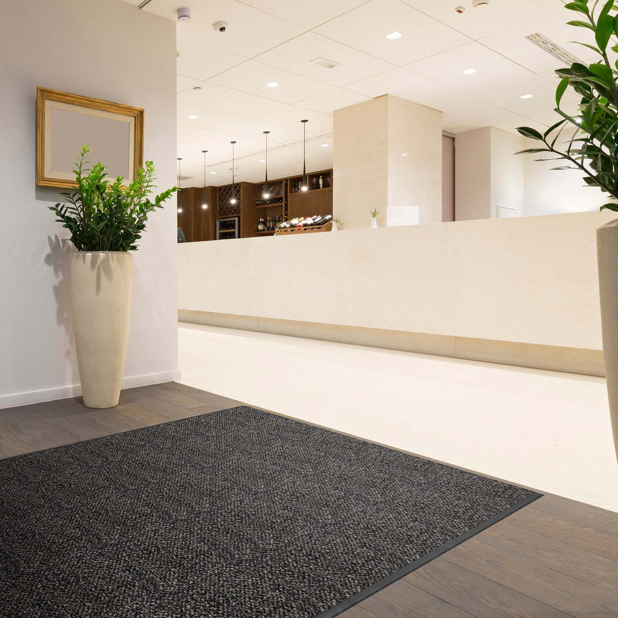 Schmutzfangmatte VARIA Anwendung | Graphitgold