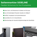 Seitenmarkise SIDELINE Informattionen Mattenlager