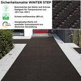 Sicherheitsmatte WINTER STEP Anwendung Eingangsbereich Mattenlager | Dunkelbraun