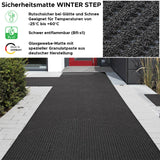 Sicherheitsmatte WINTER STEP Anwendung Eingangsbereich Mattenlager | Dunkelgrau