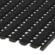 Sicherheitsmatte WINTER STEP Nahaufnahme Mattenlager | Schwarz