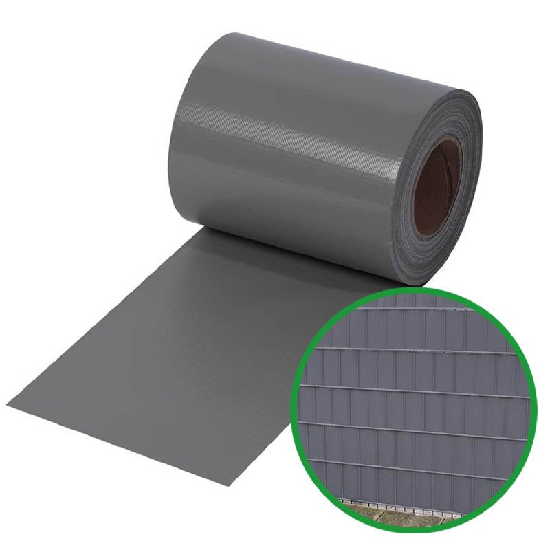 Zaunblende VAVA BASIC - Basic-Sichtschutzstreifen für Ihren Zaun | Steingrau