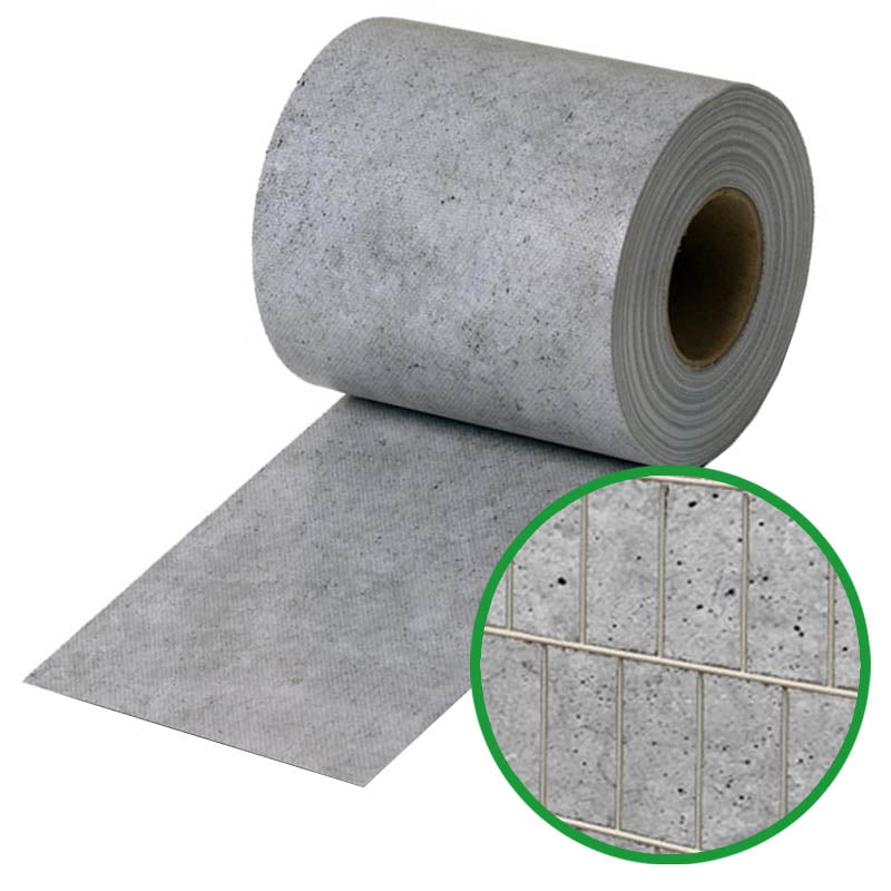 Zaunblende VAVA DESIGN - Ästhetische Sichtschutzstreifen für Ihren Zaun | Beton