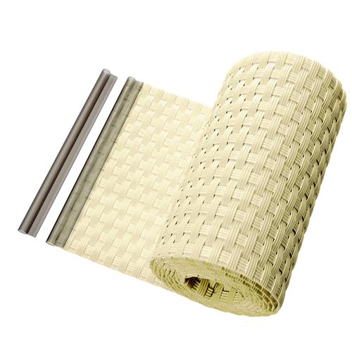 Sichtschutzstreifen CAVE Rattan-Optik | Beige