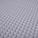 Sichtschutzstreifen CAVE Rattan-Optik | Silbergrau