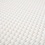 Sichtschutzstreifen CAVE Rattan-Optik | Weiß