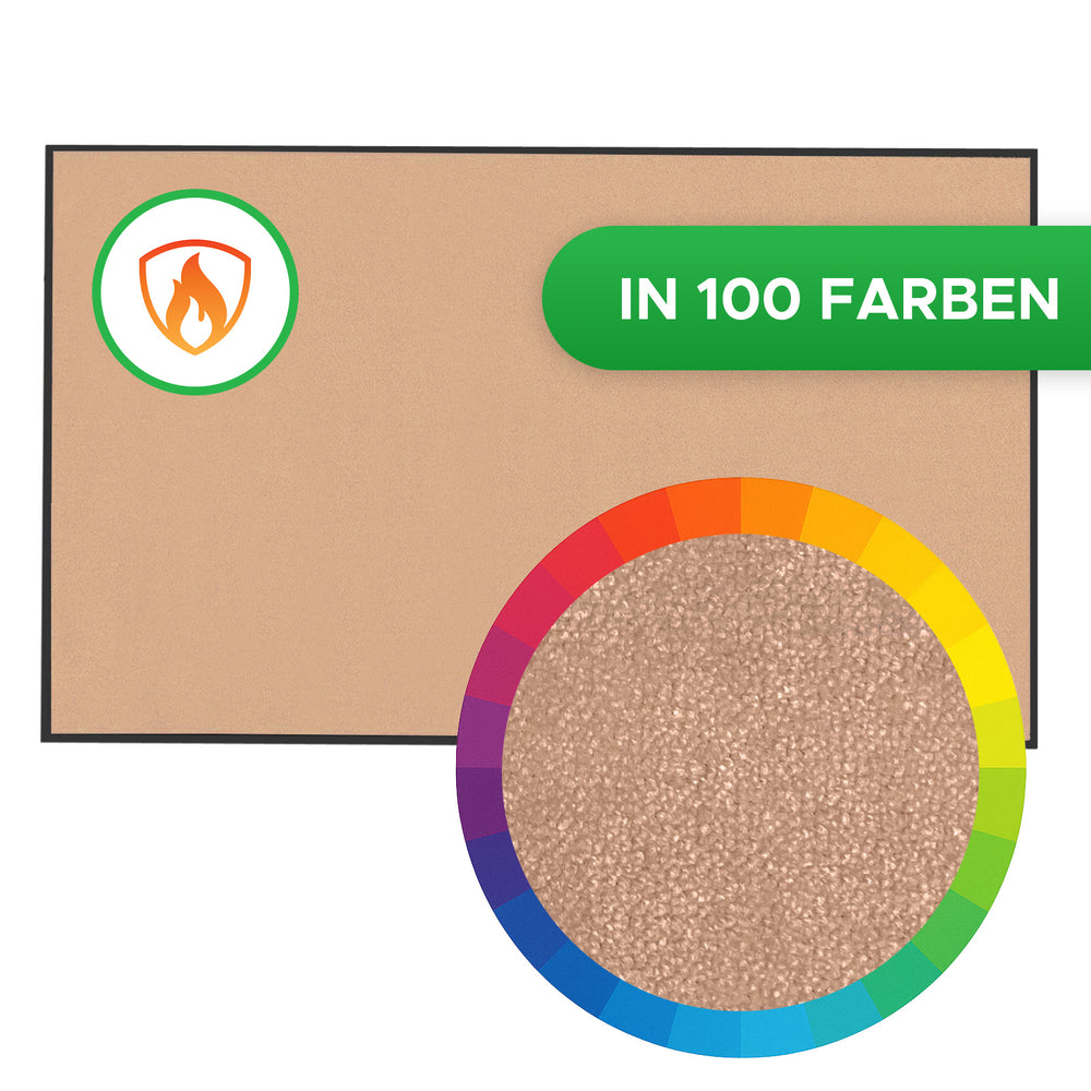 Schmutzfangmatte Premium nach Maß mit Brandschutz jetzt in 100 Farben