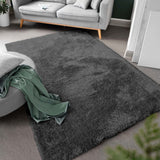 Hochflor-Teppich LYNN Anwendung Zimmer Mattenlager | Anthrazit