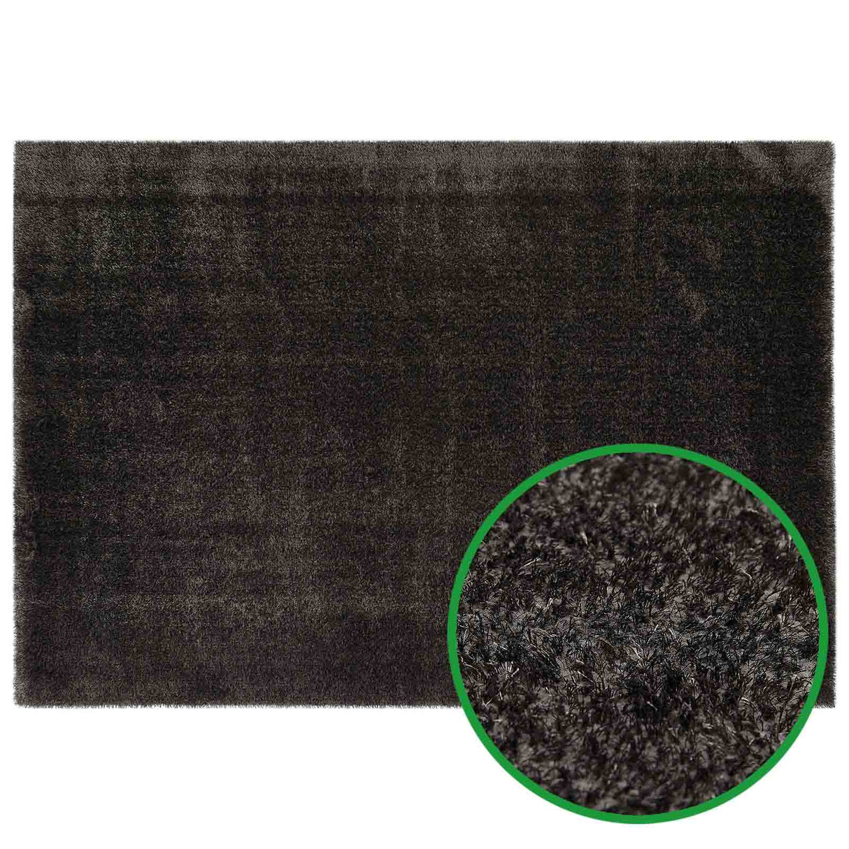 Hochflor-Teppich LYNN Gesamtansicht Mattenlager | Anthrazit