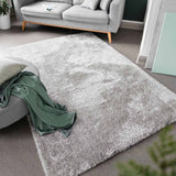 Hochflor-Teppich LYNN Anwendung Zimmer Mattenlager | Grau