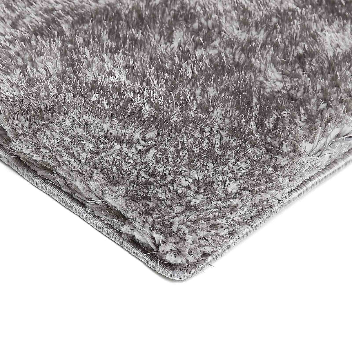 Hochflor-Teppich LYNN Ecke Mattenlager | Grau