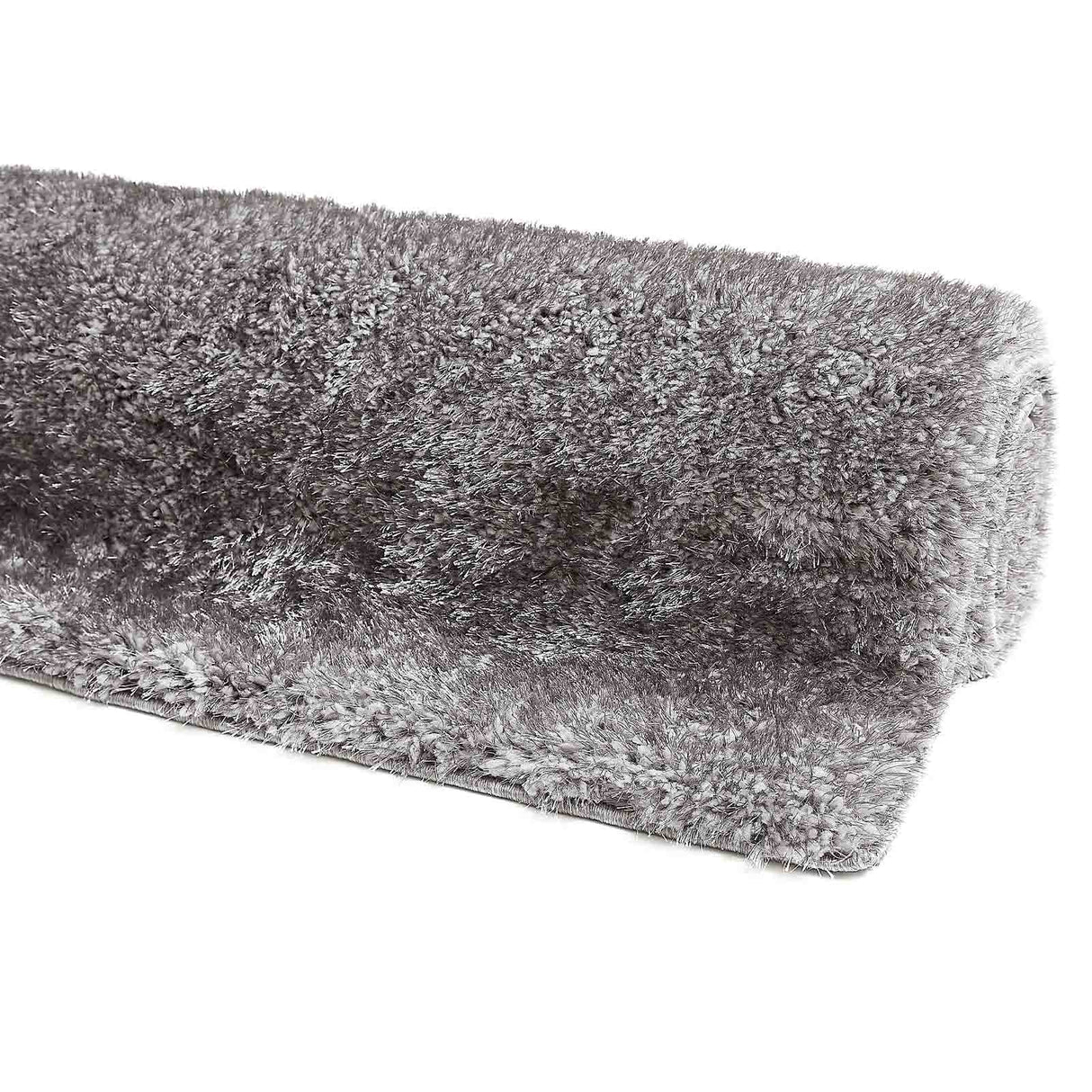 Hochflor-Teppich LYNN Rolle Mattenlager | Grau