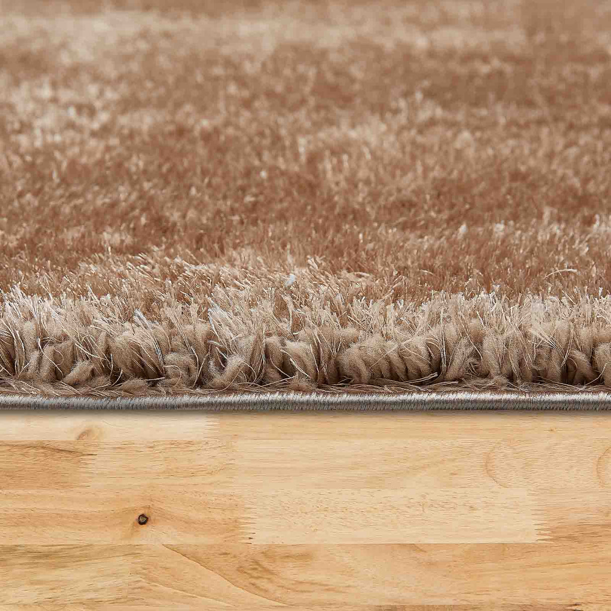 Hochflor-Teppich LYNN Anwendung Boden Mattenlager | Taupe