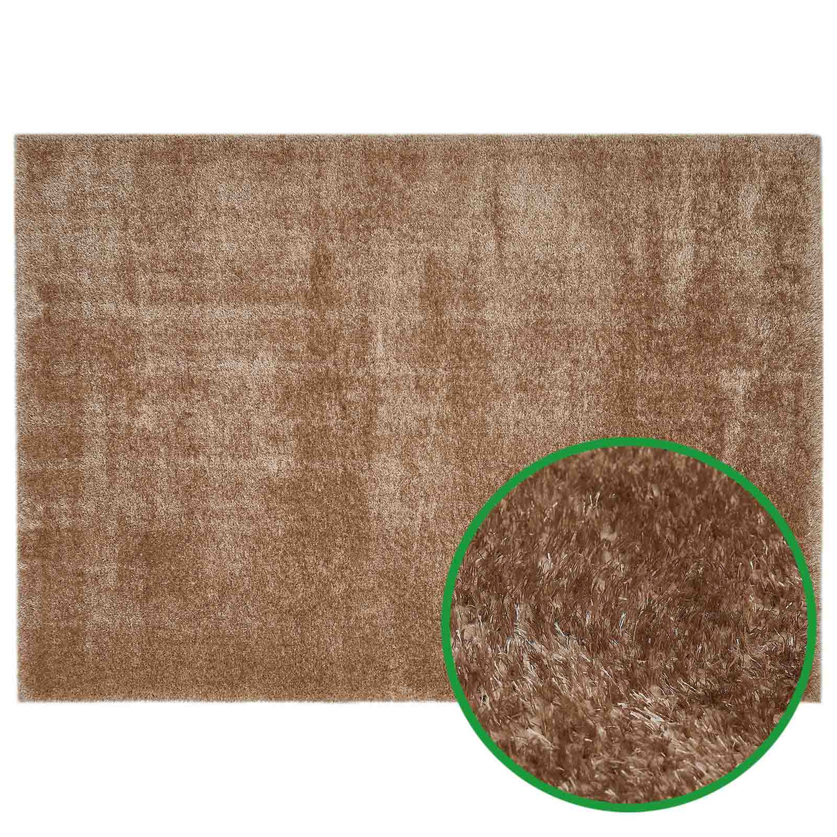 Hochflor-Teppich LYNN Gesamtansicht Mattenlager | Taupe