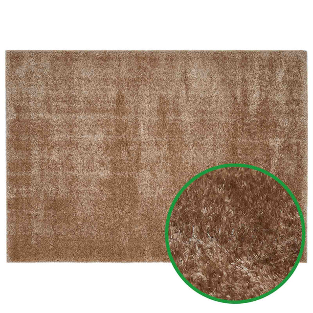 Hochflor-Teppich LYNN Gesamtansicht Mattenlager | Taupe